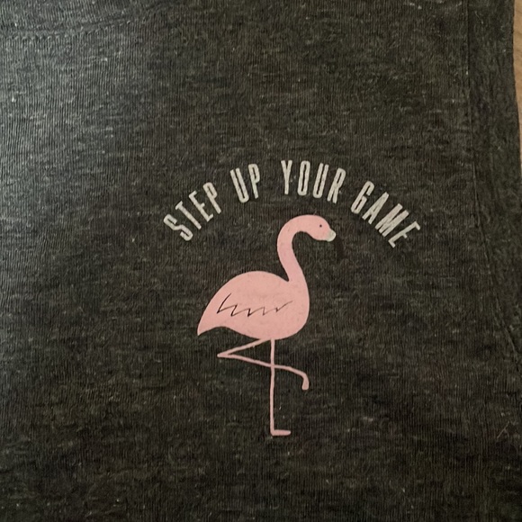 “STEP UP YOUR GAME” Flamingo Tank Top - Picture 2 of 3